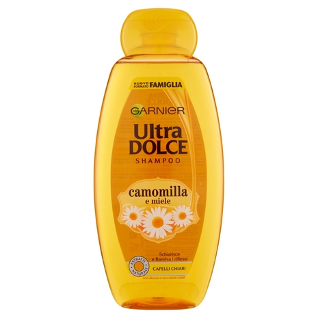 Garnier Shampoo Ultra Dolce, Shampoo per Capelli Chiari, Camomilla e Miele, 600 ml